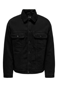 Only & Sons Teddy- Jacke Schwarz