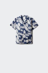 Springfield Kids Camisa manga corta flores azules ni&ntilde;o