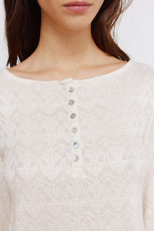 Springfield Wavy finish T-shirt brown