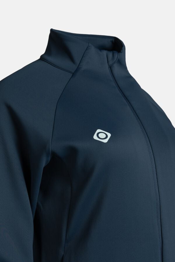 Izas Lightweight jacket with pockets blue
