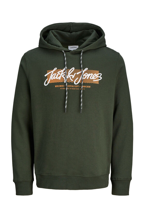 Jack & Jones Sweatshirt mit Logo Gr&uuml;n