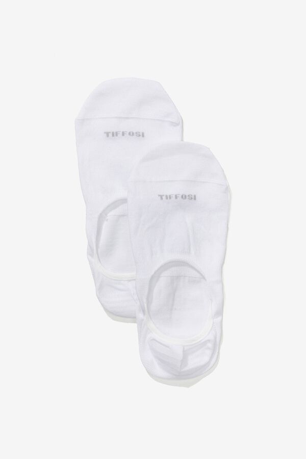Tiffosi Plain ankle socks white