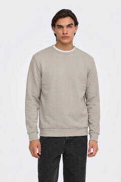 Only & Sons Sweatshirt regular gola redonda