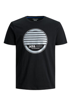 Springfield Camiseta logo algodón negro