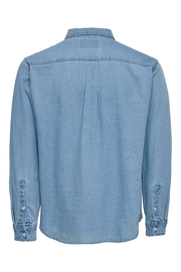 Only & Sons Denim shirt blue
