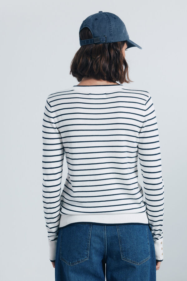 Springfield Fine jersey with buttons and cuffs mink