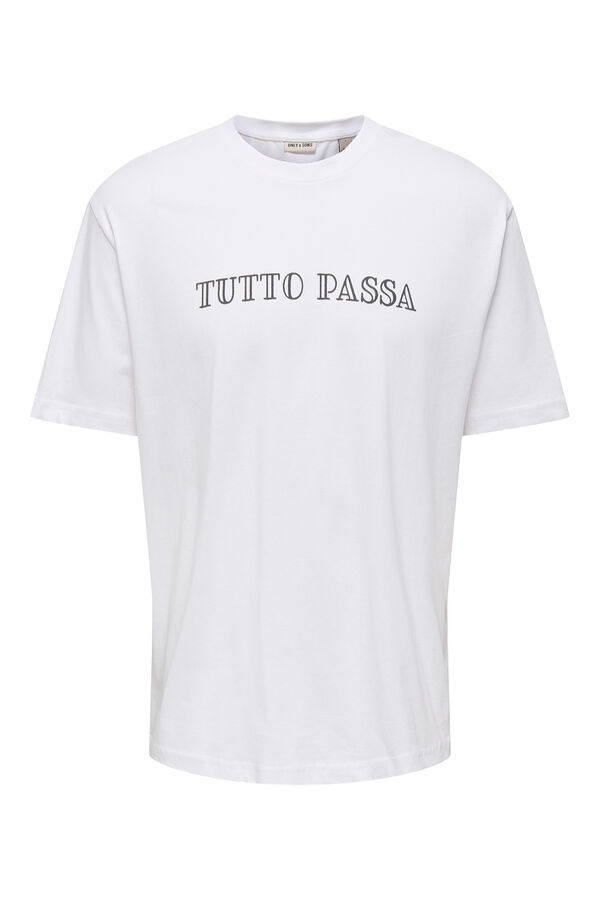 Only & Sons Short sleeve T-shirt blanc