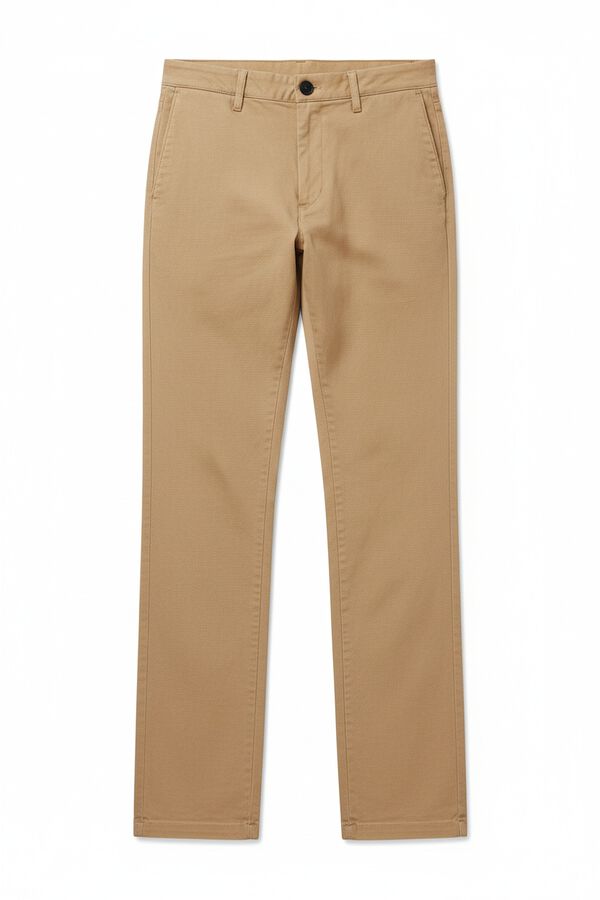 Springfield Pantal&oacute;n estructura comfort fit beige