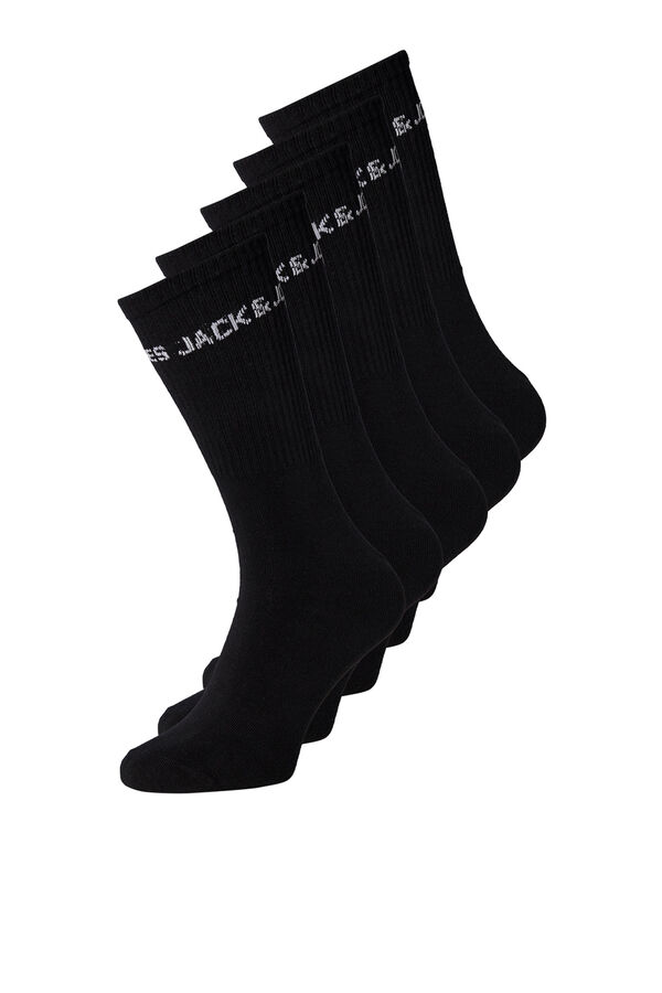 Jack & Jones Junior Calcetines deportivos altos negro