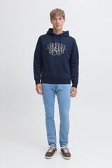 JJ REBEL Sweatshirt mit Kapuze Blau