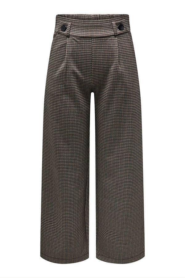 JDY Wide-leg long trouser Braon