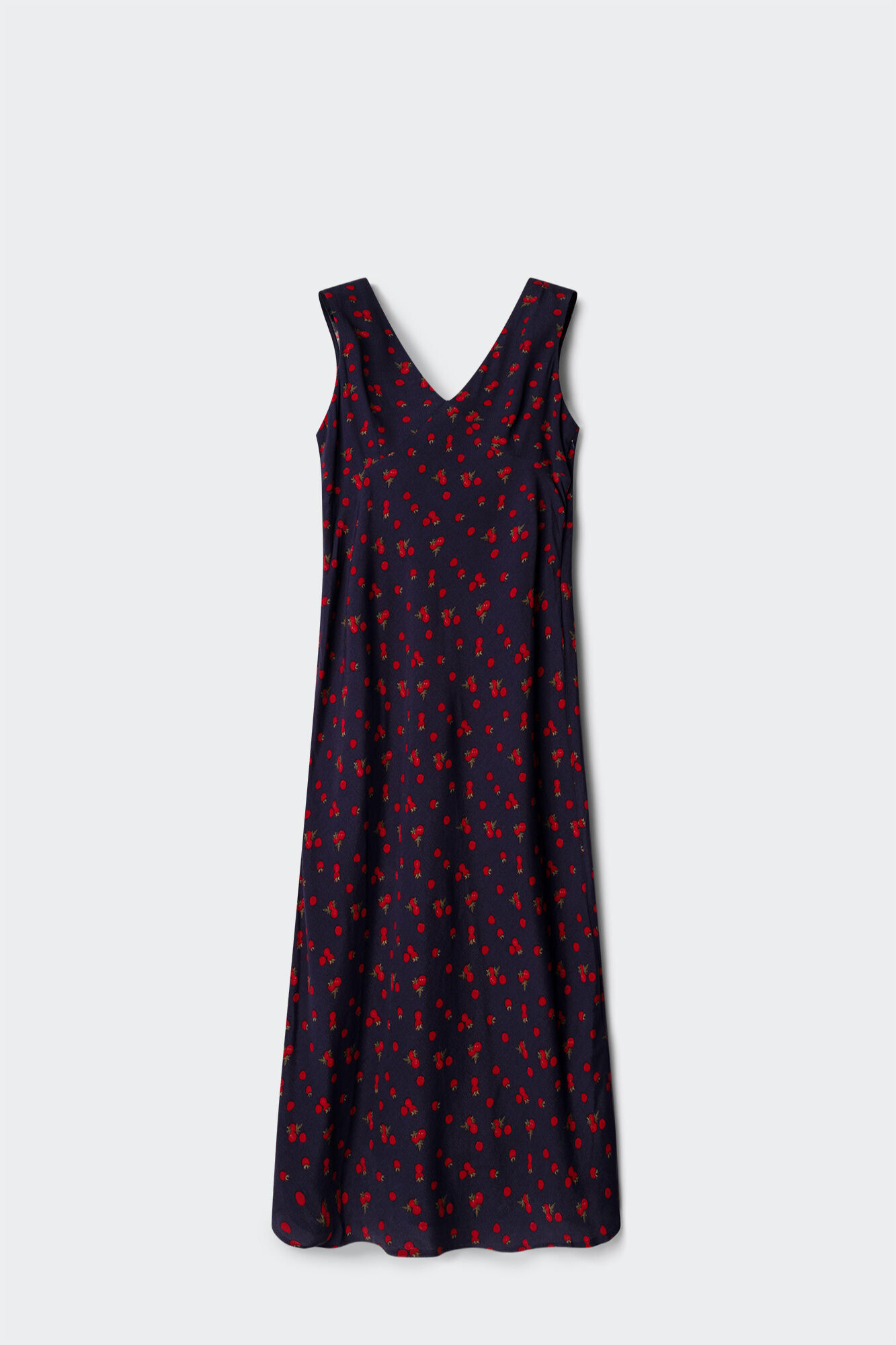 Springfield Fruit print midi dress with straps