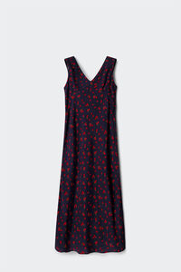 Springfield Fruit print midi dress with straps