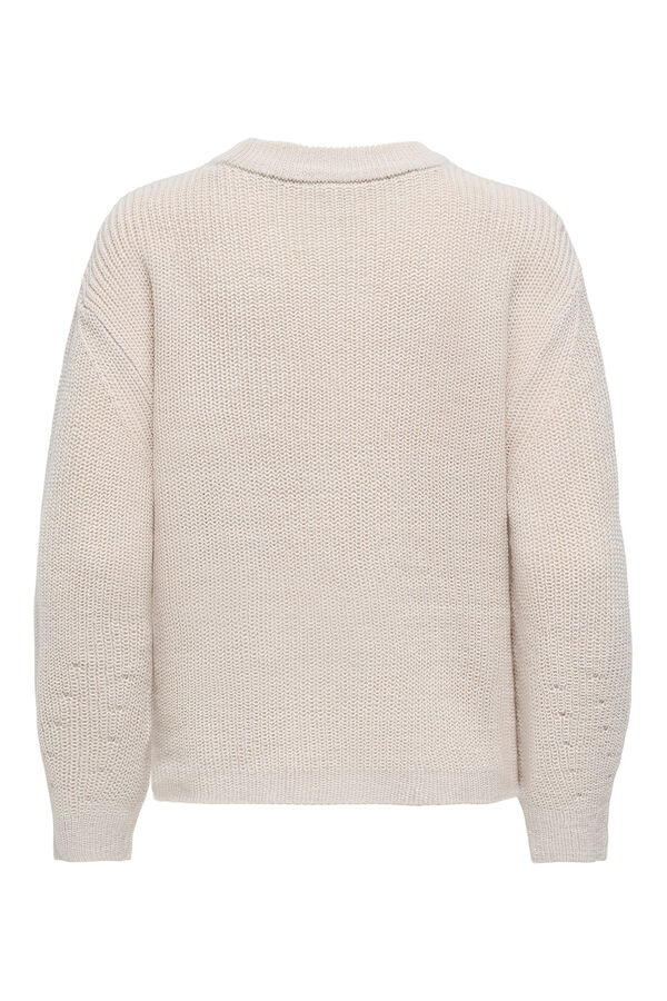 Only Round neck jumper marron