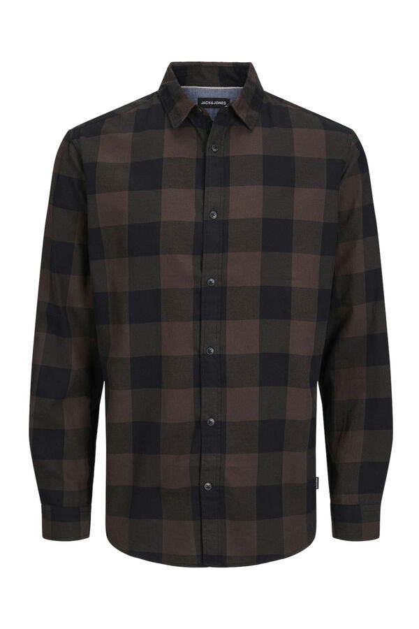 Jack & Jones Camisa confort fit tostado
