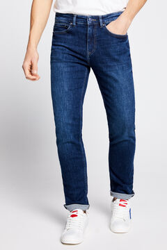 Springfield Dark wash skinny jeans blue