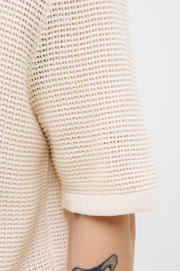 Jack & Jones Relaxed fit jersey-knit shirt white