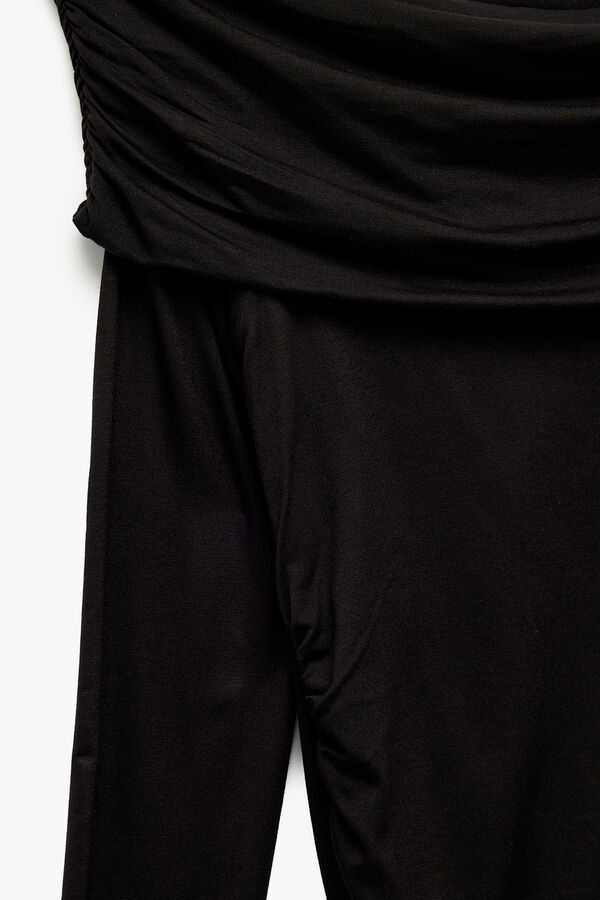 Koton Camiseta con hombros descubiertos negro