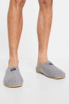 Springfield Rustic fabric slippers grey