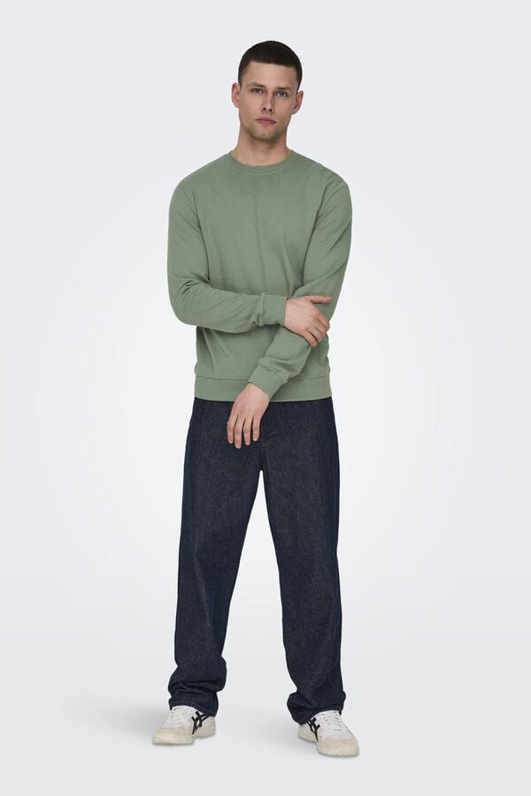 Springfield Sweatshirt básica  verde