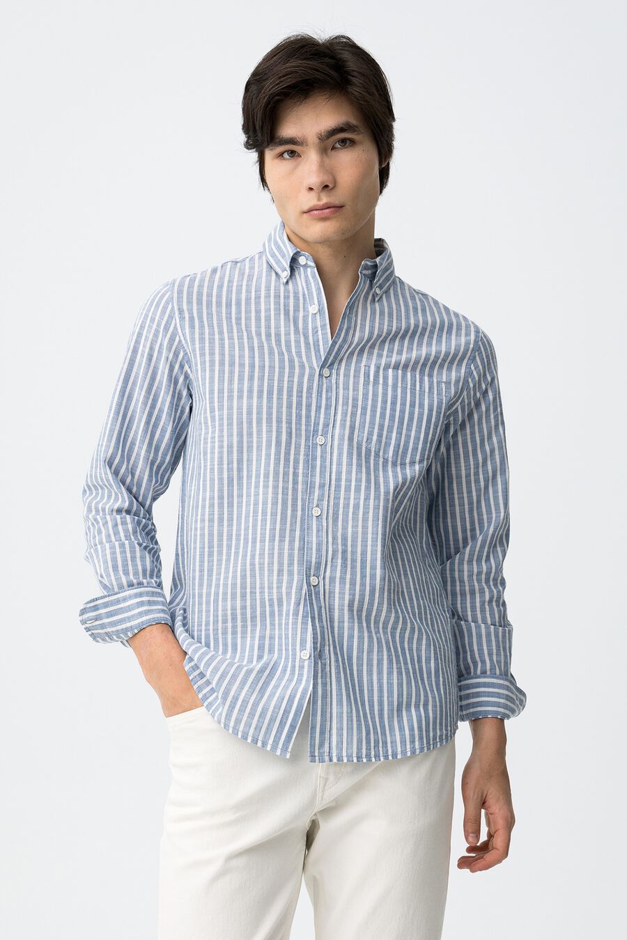 Camisa rayas blancas