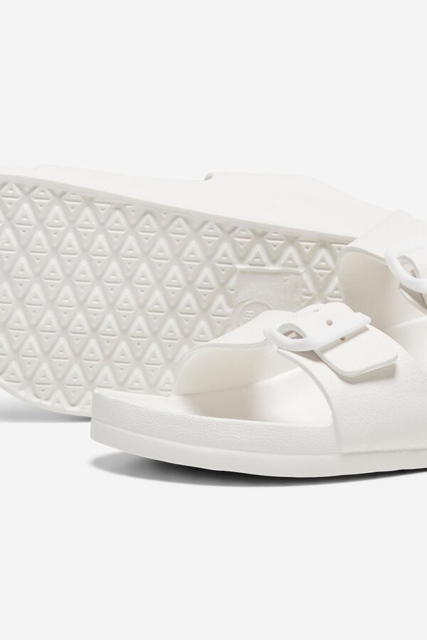 Springfield Rubber sandals white