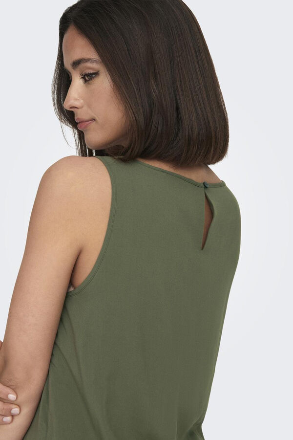 Only Strappy top beige