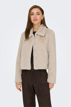 JDY Jacke mit Pelzeffekt