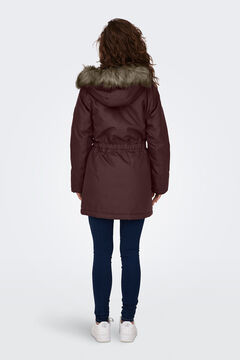 Only Parka con capucha con pelo
