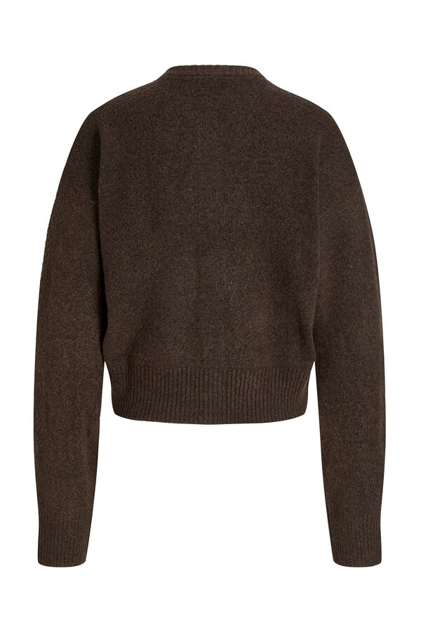 Jack & Jones Jersey-Knit cardigan with buttons nude