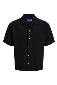 Jack & Jones Camisa de hombre de manga corta con textura