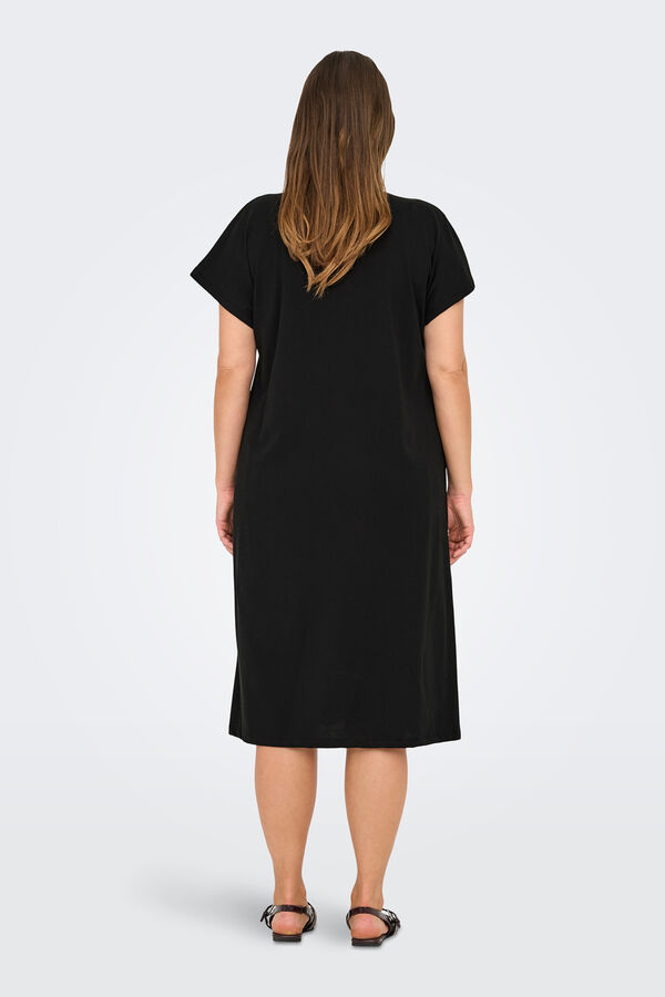 Only Carmakoma Plus size midi dress black