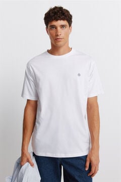 Springfield T-shirt b&aacute;sica com logo Springfield