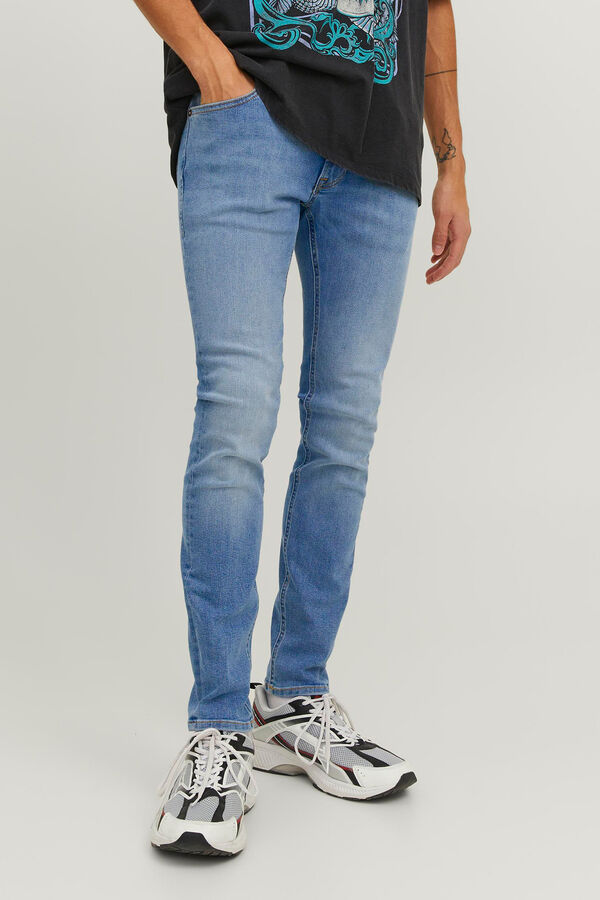Springfield Skinny Fit Jeans  azulado