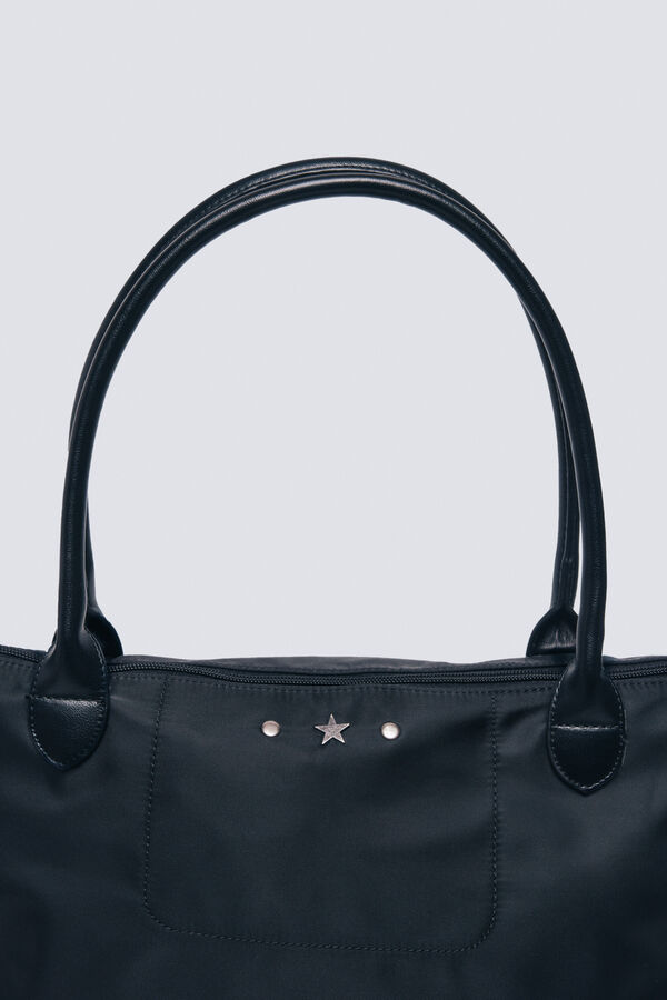 Springfield Nylon shopper bag black