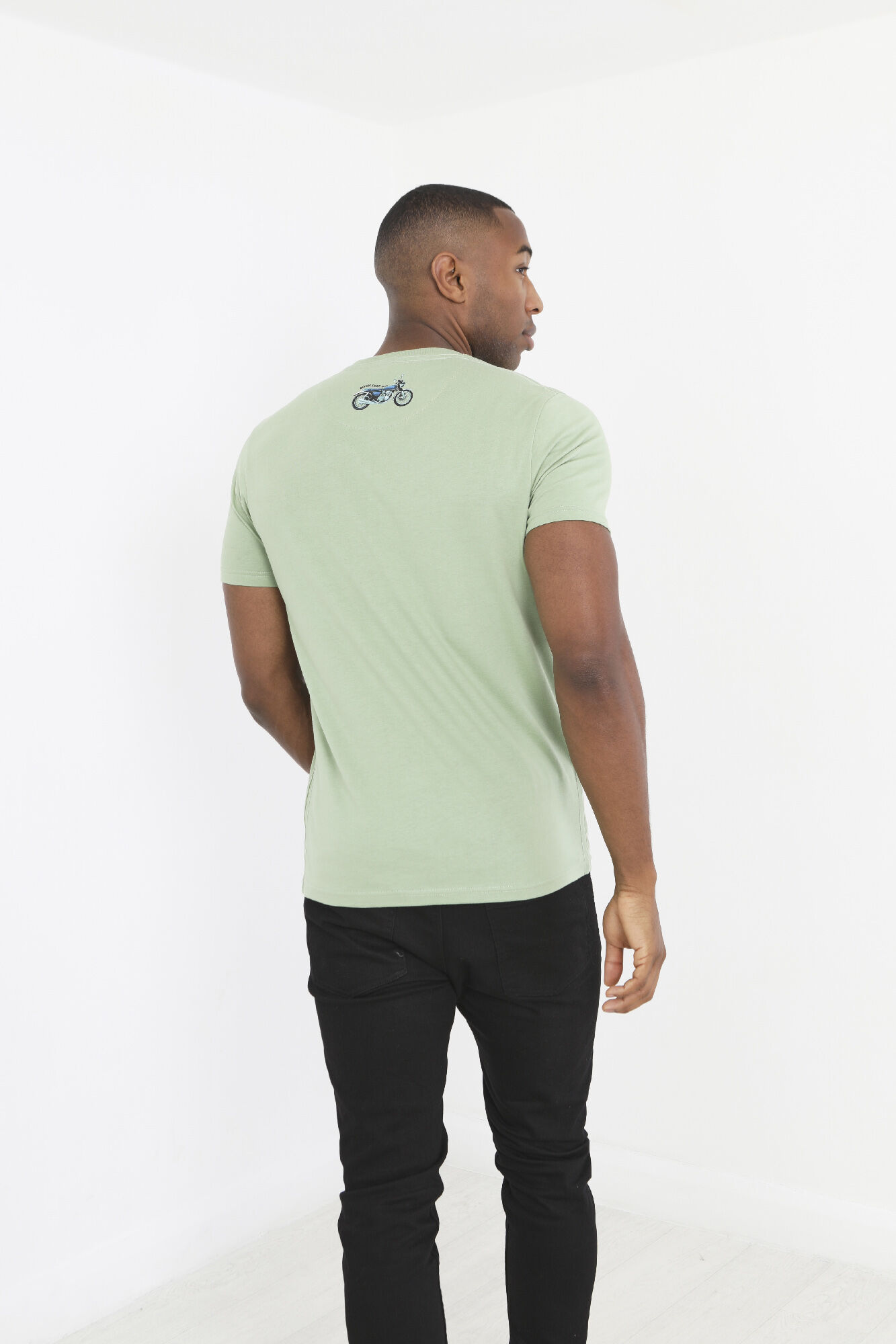 Brave Soul T-shirt de motos com manga curta