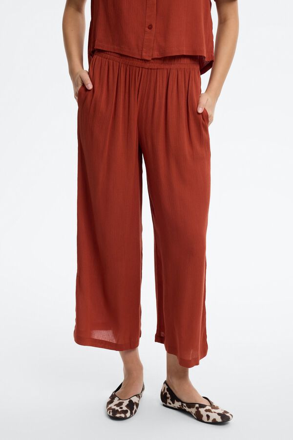 Inside Pantal&oacute;n wide leg kaki