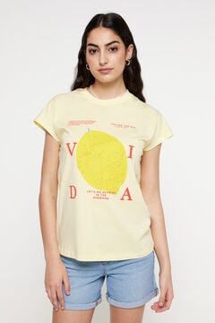 Springfield T-shirt oversize estampada banana
