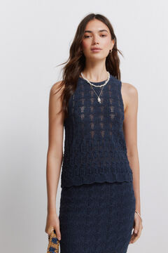 Springfield Pointelle vest top