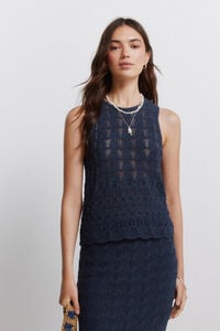 Springfield Top sa bretelama od rupičaste tkanine