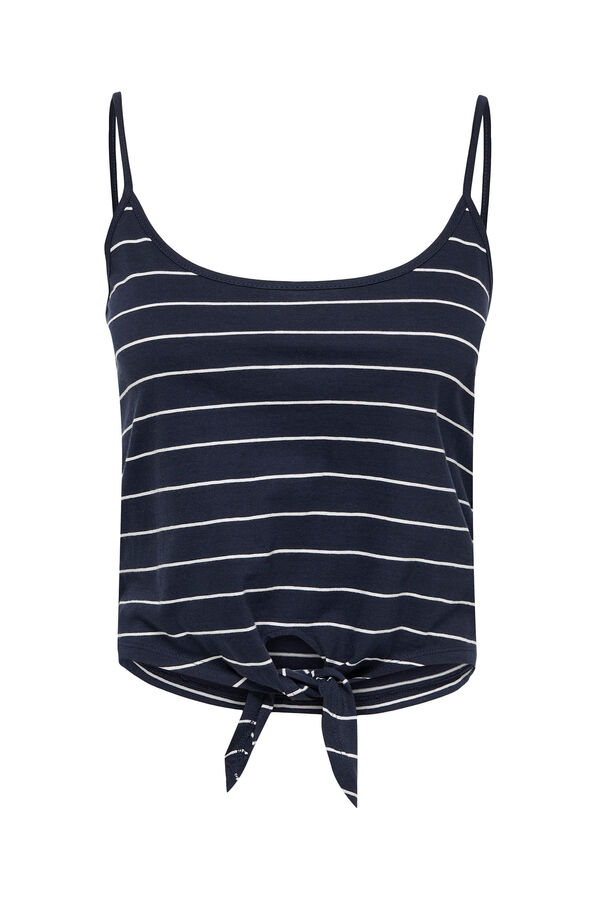 Only Knot vest top blue