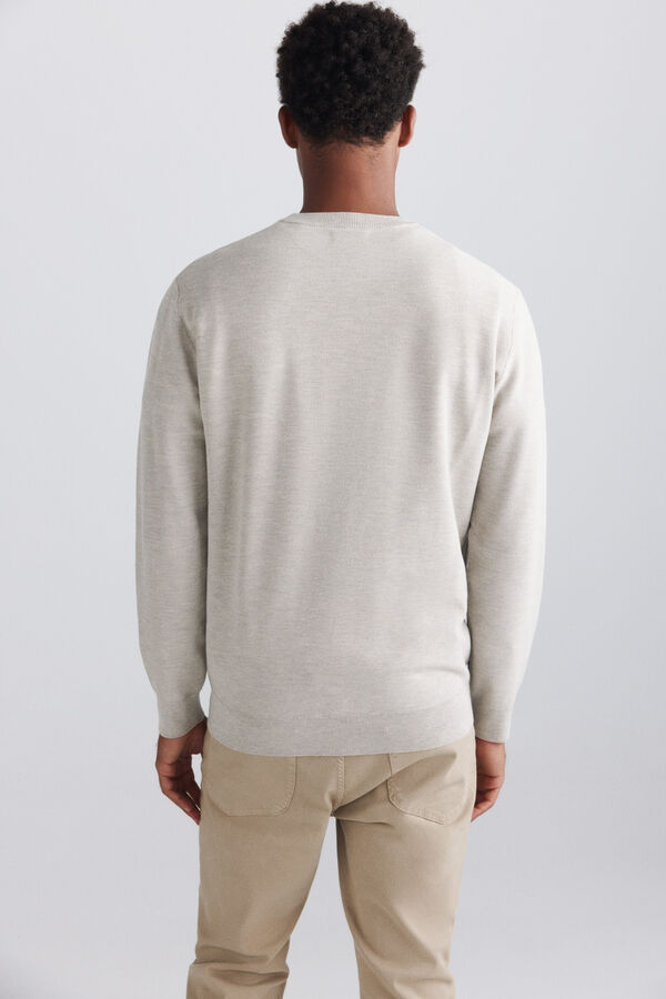 Springfield Structure knit jumper nude