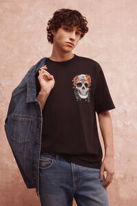 Springfield Skull Mex Guitar T-Shirt