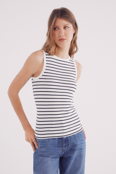 Camiseta Rayas Mujer Camiseta Básica Mujer Springfield Calidad