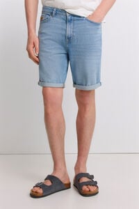 Springfield Bermuda en jean ultra l&eacute;g&egrave;re slim fit