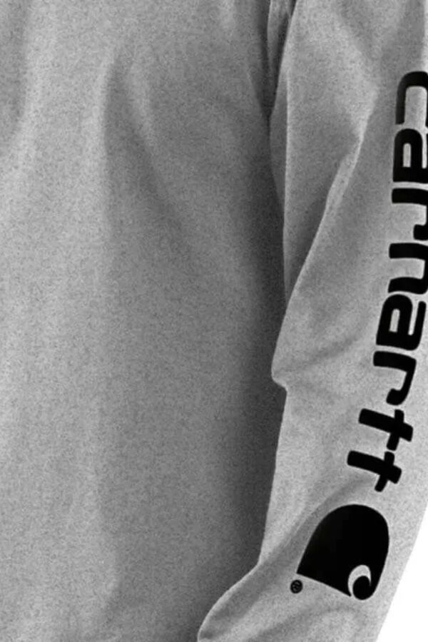 Carhartt Long sleeve T-shirt logo grey