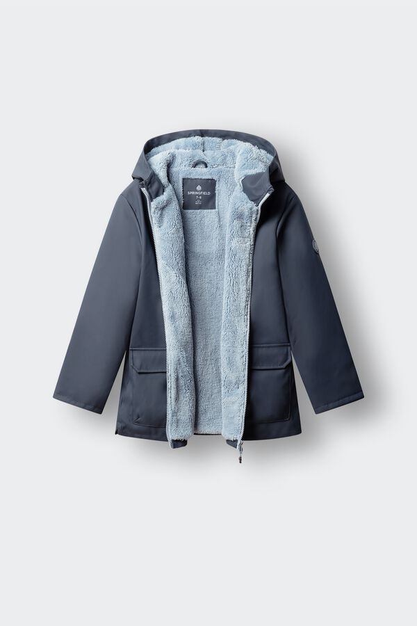 Springfield Kids Kids rubberised parka blue