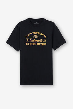 Springfield Camiseta Estampado Frontal con Relieve navy
