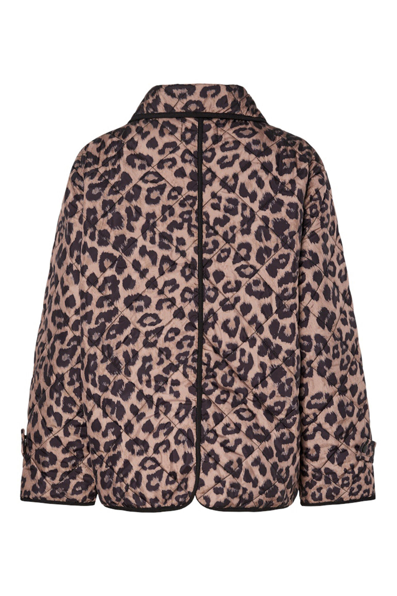 Pieces Chaqueta quilted animal print