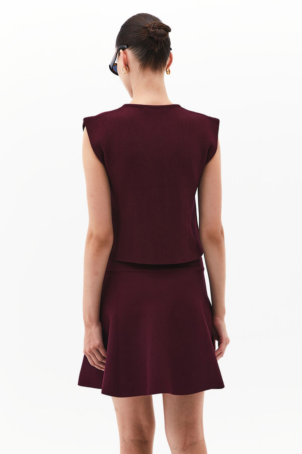 Oxxo V-neck gilet printed